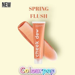 New NIB colourpop cheek dew hydrating serum blush spring flush